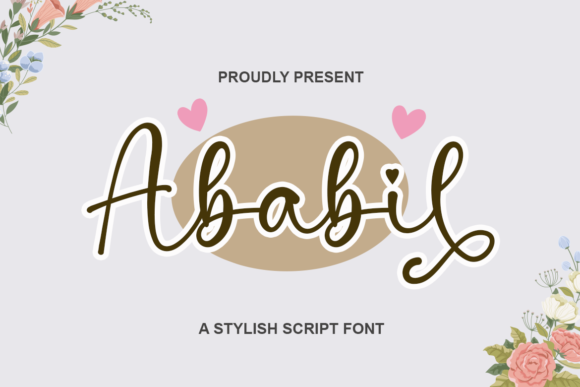 Ababil: A Luxurious Script Font
