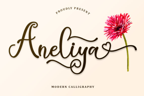 Aneliya: A Romantic Font for Business Branding