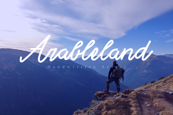 Arableland: A Playful Script Font