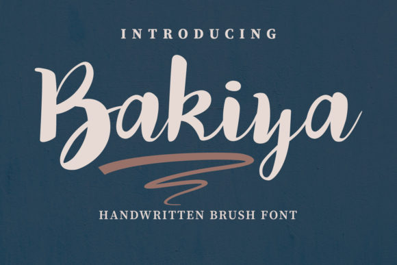 Bakiya: A Stylish Script for Creative Projects