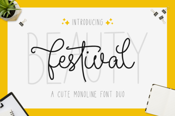 Beauty Festival Font for Web Design