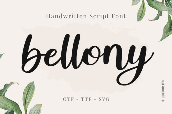 Bellony: A Timeless Font for Business