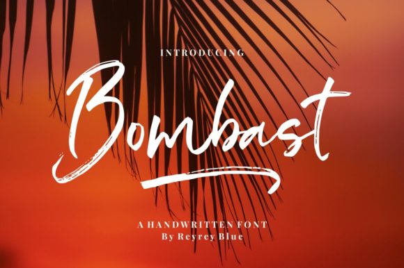 Bombast: Trendy Script Font for Crafters