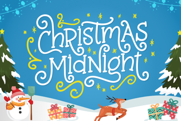 Christmas Midnight Font for Bold Campaigns