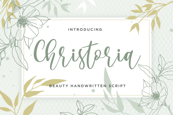 Christoria Font: A Script Typeface That Elevates Web Design