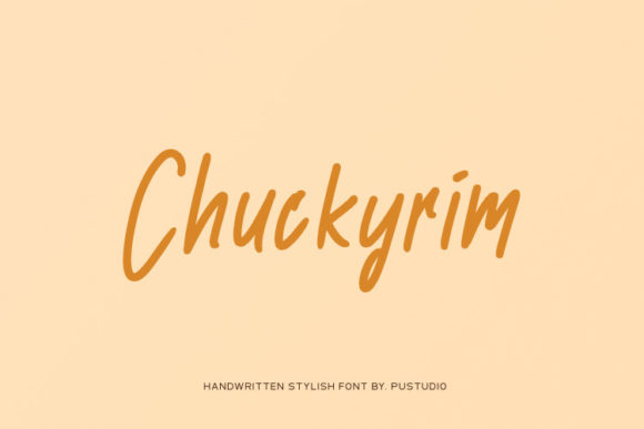 Chuckyrim: A Handwritten Font for Web Design