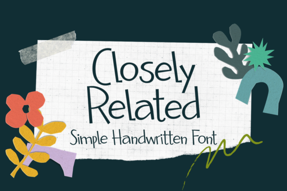 Closely Related: A Handwritten Font for Creative Projects