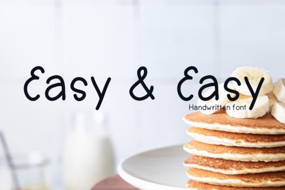 Easy Easy Font: Handwritten Style for Digital Marketing