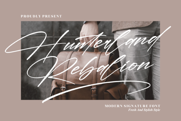 Hunterland Rebalion: A Timeless Script Font