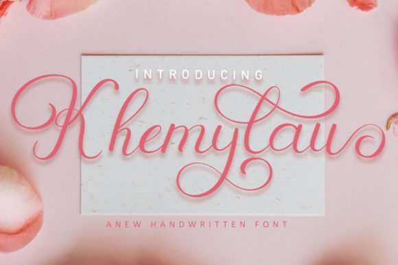 Khemylau Font: A Beautiful Script for Modern Web Design