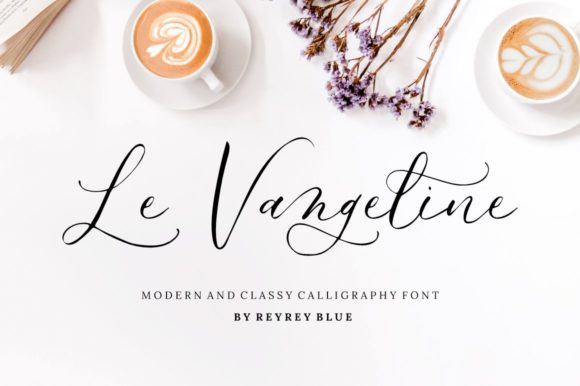 Le Vangeline: A Delicate Script for Elegant Design
