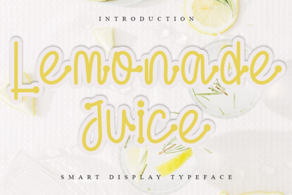 Lemonade Juice Font Review