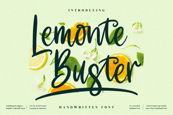 Lemonte Buster Font for Creative Projects