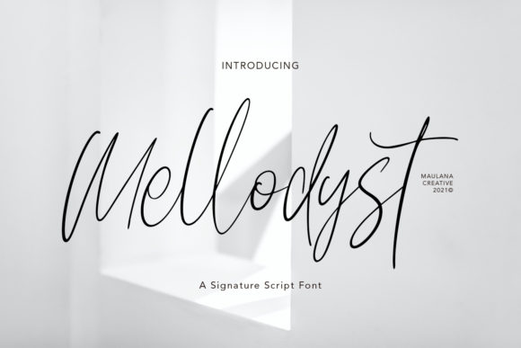 Mellodyst Font: Elevate Your Brand with Romantic Typography