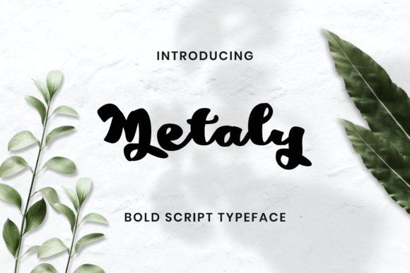 Metaly: A Script Font for Business Brilliance