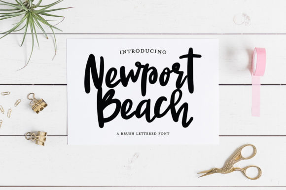 Newport Beach Font: A Script for Web Design