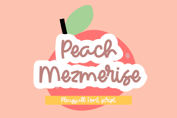 Peach Mezmerise: A Script Font That Elevates Editorial Design