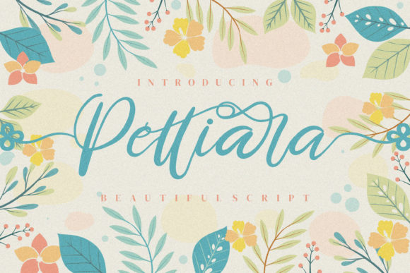 Pettiara: A Romantic Script Font for Creative Projects