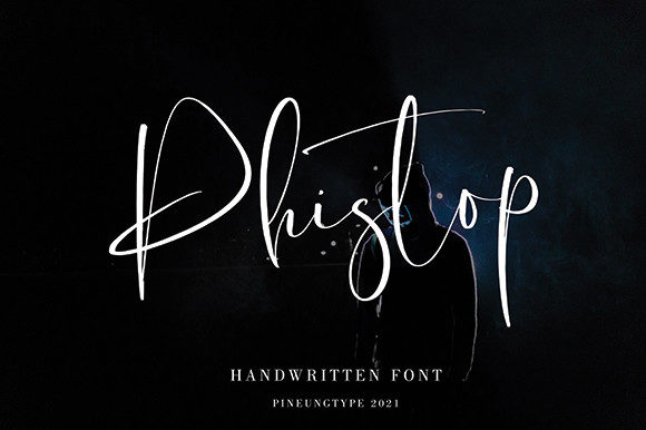 Phistop: A Stylish Script Font