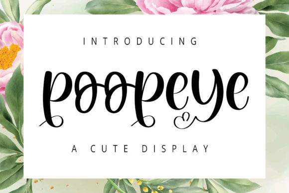 Poopeye Font: A Playful Touch for Business Branding