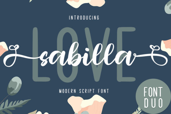 Sabilla: A Delicate Script Font