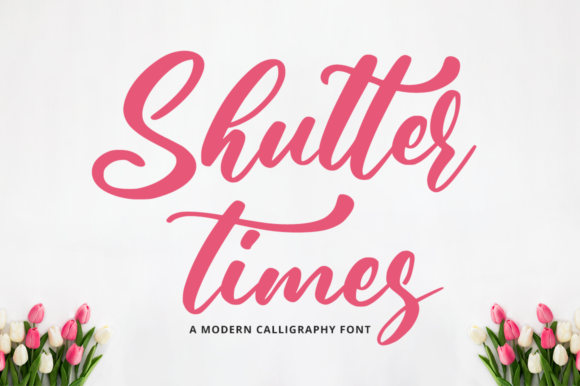 Shutter Times: A Romantic Script Font