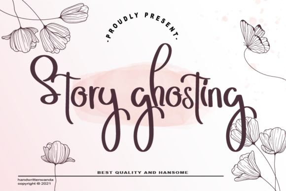 Story Ghosting: A Script Font That Elevates Editorial Design