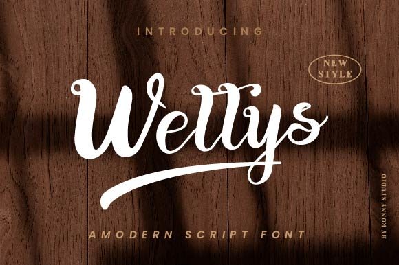 Wellys Font: Playful Script for Creative Projects
