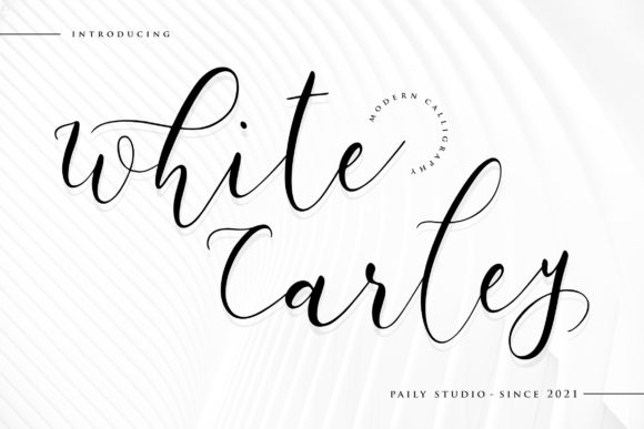 White Carley: A Script Font for Real Projects