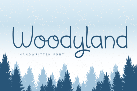 Woodyland: A Handwritten Font for Creative Projects